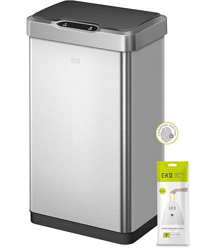 EKO Horizon Sensor Bin 45L ホワイト Amazon.com: EKO Horizon Sensei Trash Can, Rectangular Type